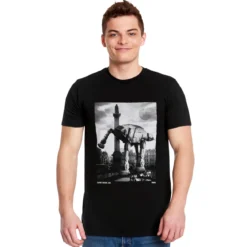 Empire Square T-Shirt für Star Wars Fans schwarz