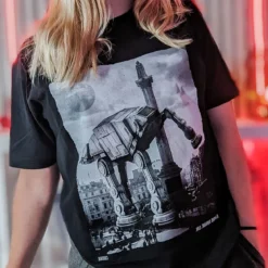 Empire Square T-Shirt für Star Wars Fans schwarz