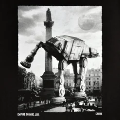 Empire Square T-Shirt für Star Wars Fans schwarz