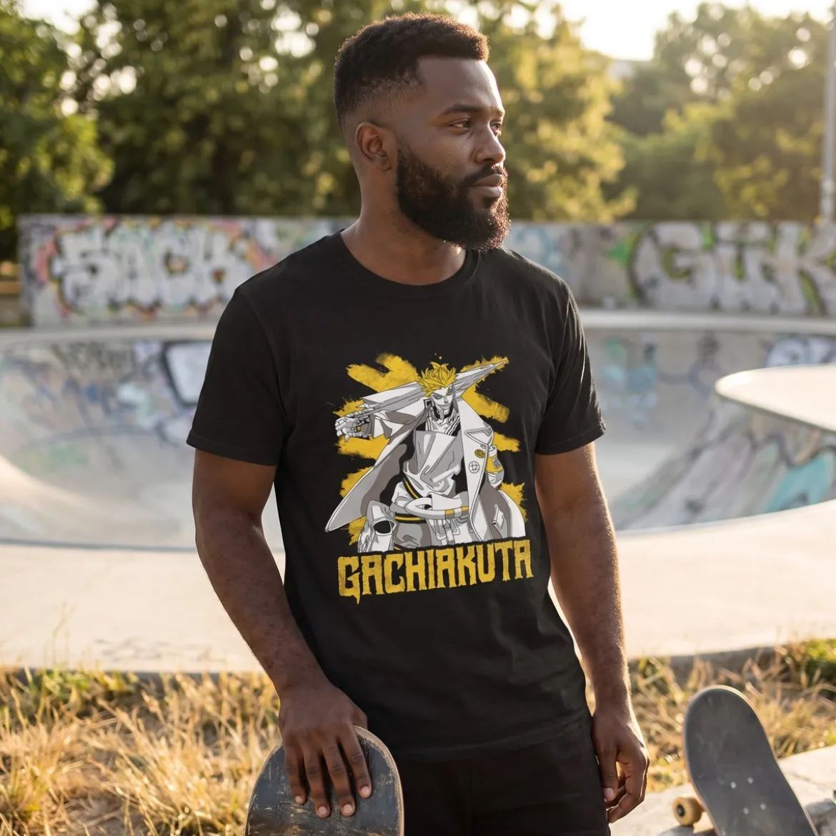 Enjin T-Shirt schwarz für Gachiakuta Fans