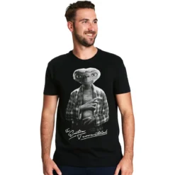 E.T. - Monochrome Character T-Shirt schwarz
