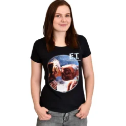 E.T. und Gertie T-Shirt Damen schwarz