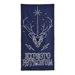 Expecto Patronum Badetuch blau - Harry Potter