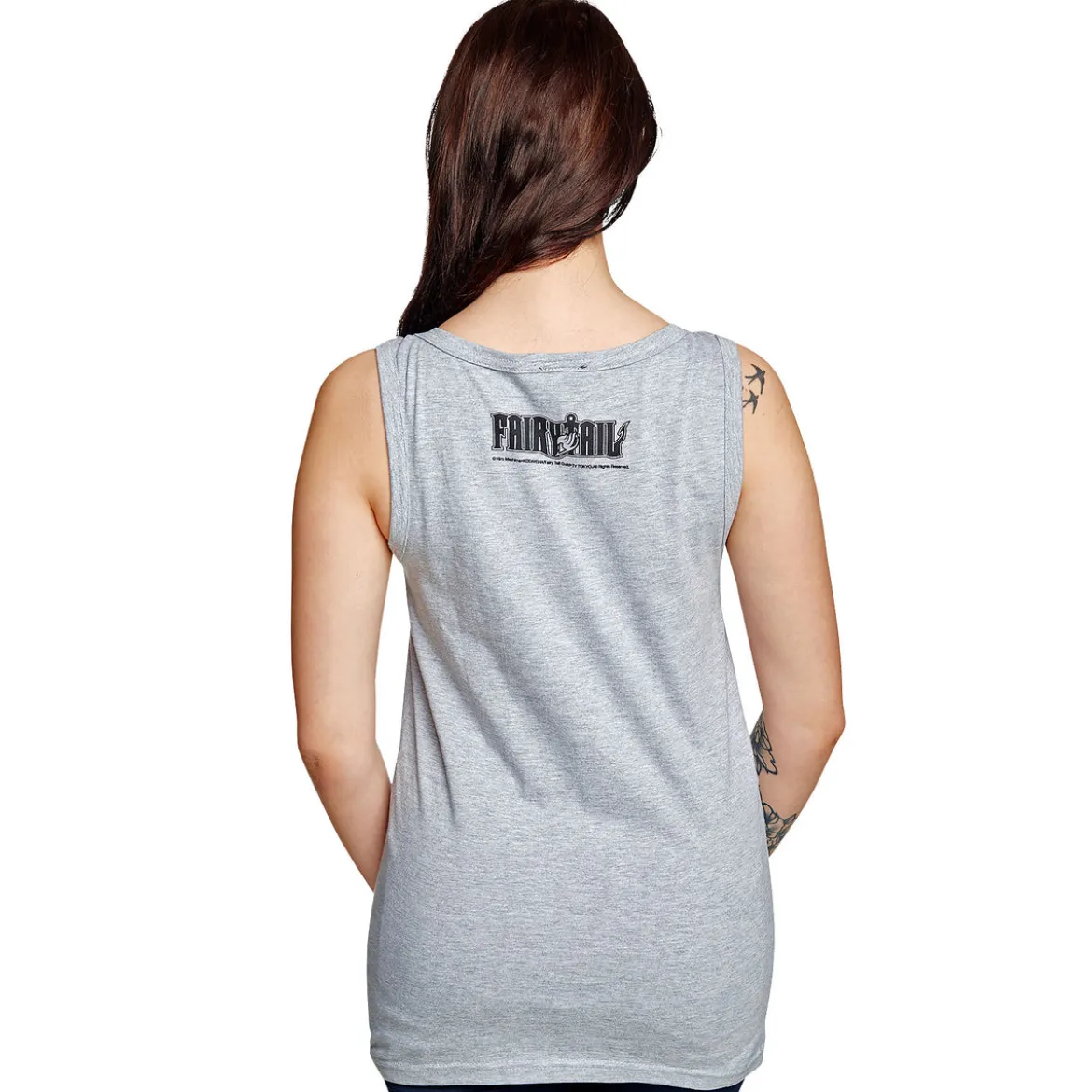Fairy Tail - Natsu Dragneel Tank Top grau