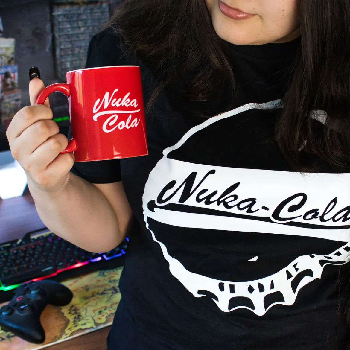 Fallout - Nuka Cola T-Shirt schwarz