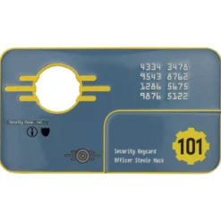 Fallout 3 Replik Vault 101 Security Keycard Limited Edition