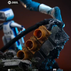 Fantastic Four Art Scale Statue 1/10 Mr. Fantastic and H.E.R.B.I.E 26 cm