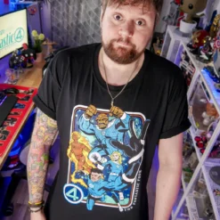 Fantastic Four - Characters T-Shirt schwarz