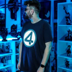 Fantastic Four - Emblem T-Shirt blau