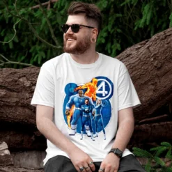 Fantastic Four - Group T-Shirt weiß