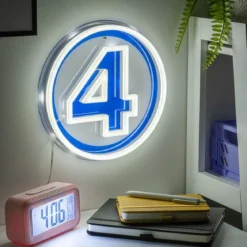 Fantastic Four LED Wandleuchte Logo Neon