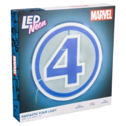 Fantastic Four LED Wandleuchte Logo Neon