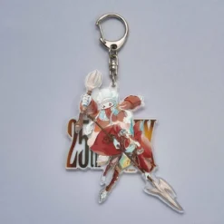 Final Fantasy IX Acryl-Schlüsselanhänger 25th Anniversary Quina & Freya