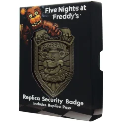 Five Nights at Freddys Replik Security Badge Antique Brass