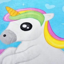 Flauschdecke mit Einhorn