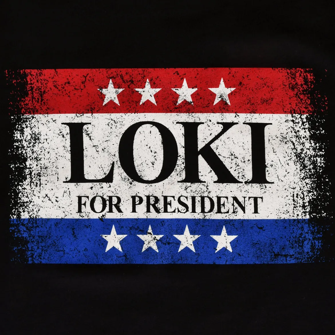For President T-Shirt schwarz für Loki Fans