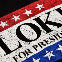 For President T-Shirt schwarz für Loki Fans