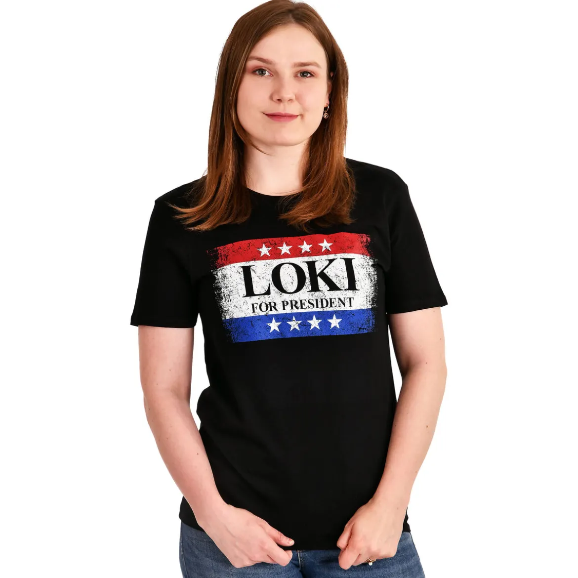 For President T-Shirt schwarz für Loki Fans