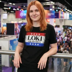 For President T-Shirt schwarz für Loki Fans