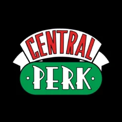 Friends - Central Perk Logo T-Shirt schwarz