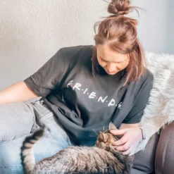 Friends - Logo T-Shirt schwarz