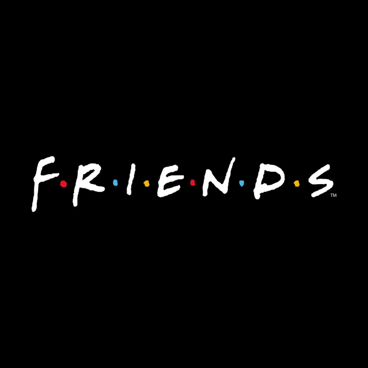 Friends - Logo T-Shirt schwarz