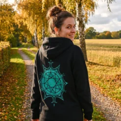 Frieren - Symbol Kapuzenjacke schwarz