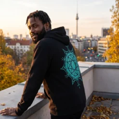 Frieren - Symbol Kapuzenjacke schwarz