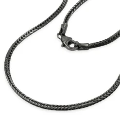 Fuchsschwanzkette schwarz 42 cm