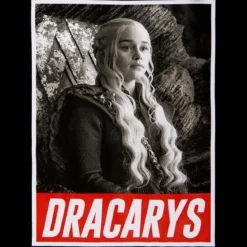 Game of Thrones - Daenerys Dracarys T-Shirt schwarz
