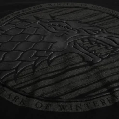 Game of Thrones - Dark Stark 3D Logo T-Shirt schwarz
