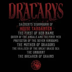 Game of Thrones - Dracarys T-Shirt schwarz