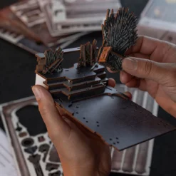 Game of Thrones - Eiserner Thron Book Nook Modell Bausatz Holz
