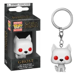 Game of Thrones - Ghost Funko Pop Schlüsselanhänger