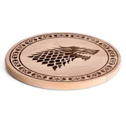 Game of Thrones - House Stark Schneidebrett Buche