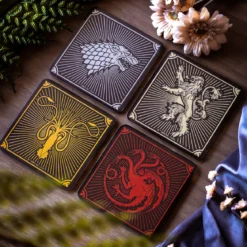Game of Thrones - Häuser Wappen Untersetzer 4er Set