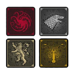 Game of Thrones - Häuser Wappen Untersetzer 4er Set
