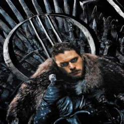 Game of Thrones - Jon Snow For The Throne T-Shirt schwarz