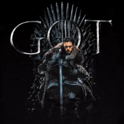 Game of Thrones - Jon Snow For The Throne T-Shirt schwarz