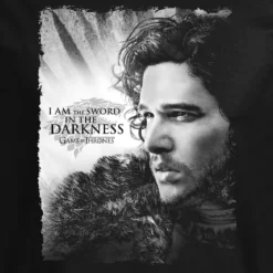 Game of Thrones - Jon Snow Sword in Darkness T-Shirt schwarz