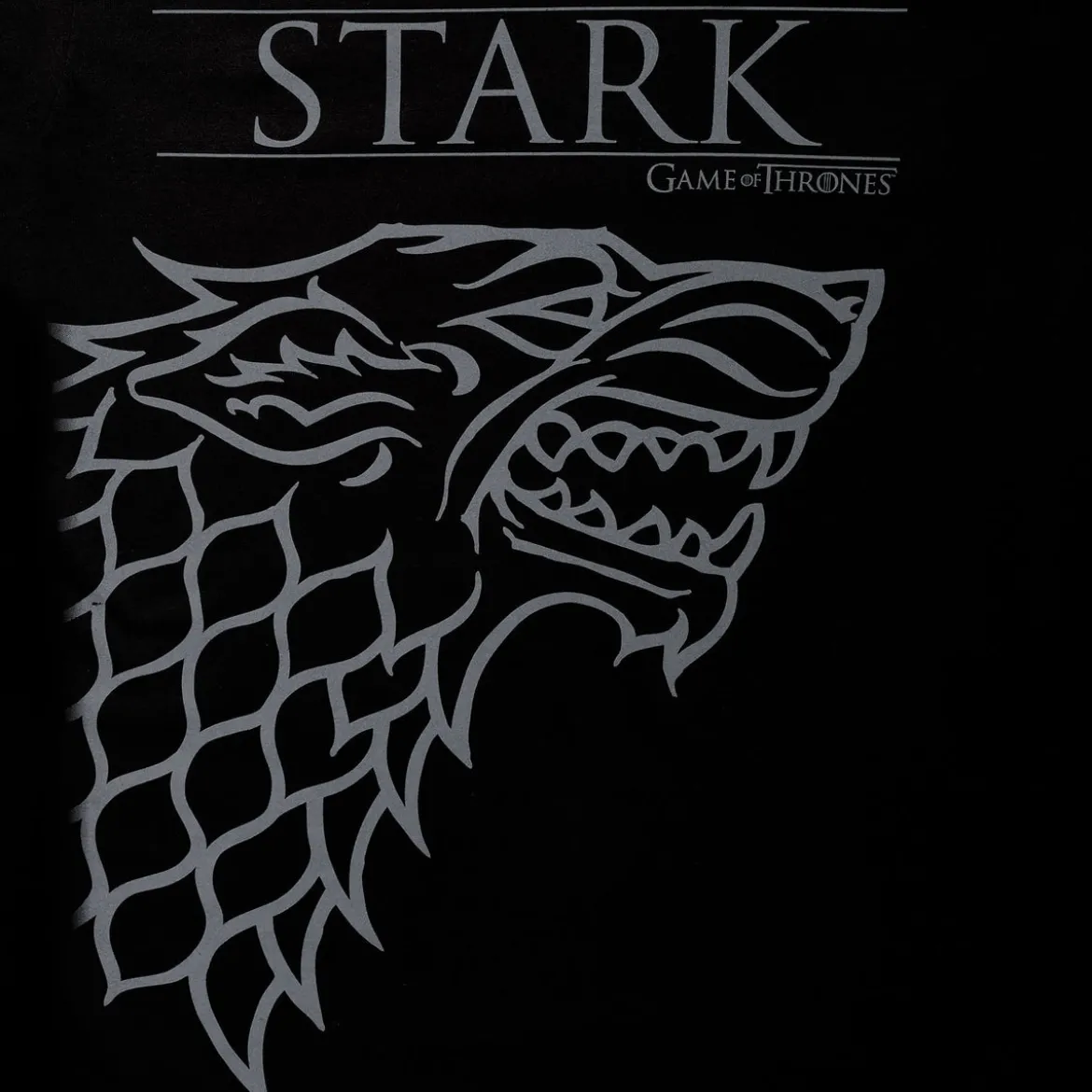 Game of Thrones - Schattenwolf House Stark T-Shirt schwarz
