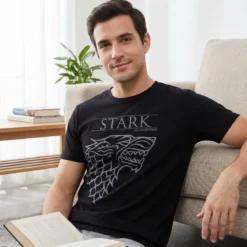 Game of Thrones - Schattenwolf House Stark T-Shirt schwarz