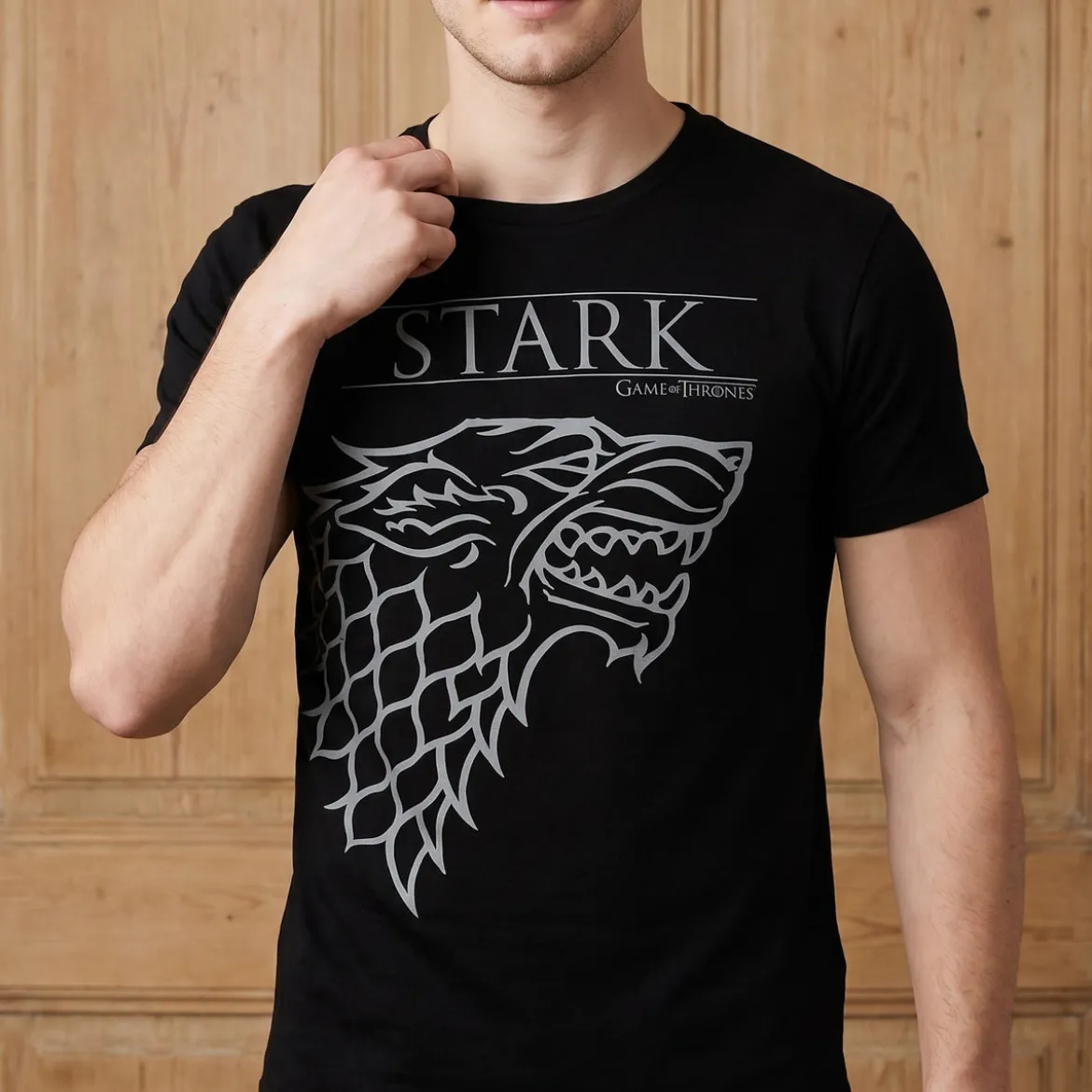 Game of Thrones - Schattenwolf House Stark T-Shirt schwarz