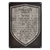 Game of Thrones - Schwur der Nachtwache Schild
