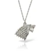 Game of Thrones - Stark Wappen Kette Silber