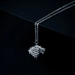 Game of Thrones - Stark Wappen Kette Silber