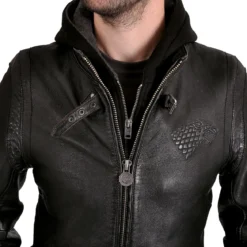 Game of Thrones - Stark Wappen Lederjacke