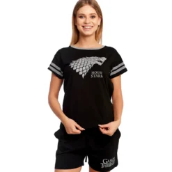 Game of Thrones - Stark Wappen Pyjama kurz Damen