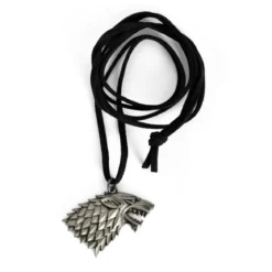 Game of Thrones - Stark Wappen Schattenwolf Kette
