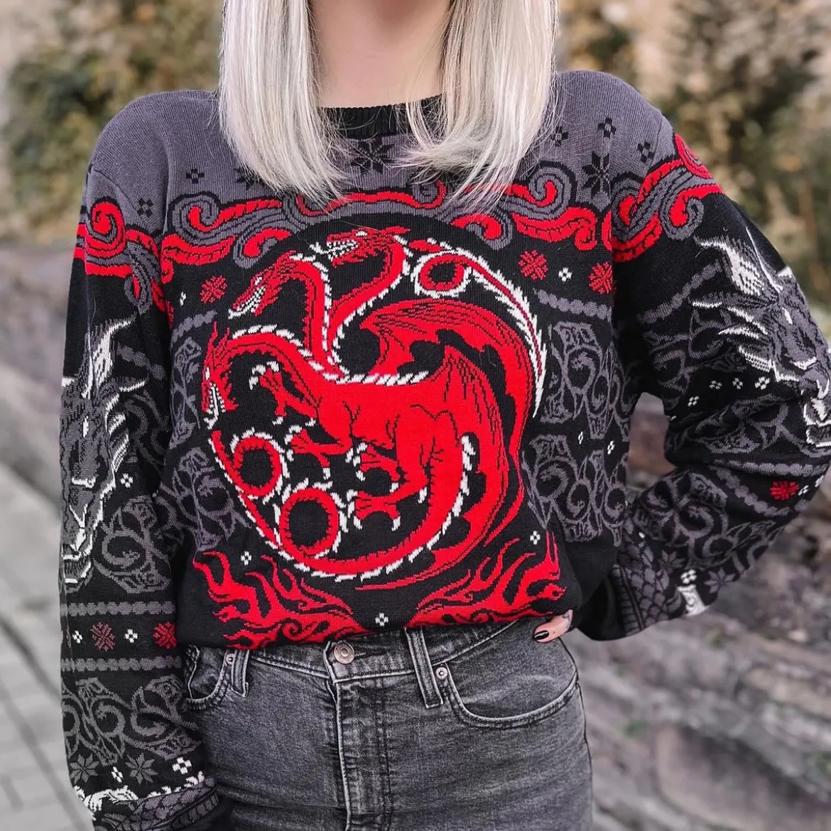 Game of Thrones - Targaryen Strickpullover